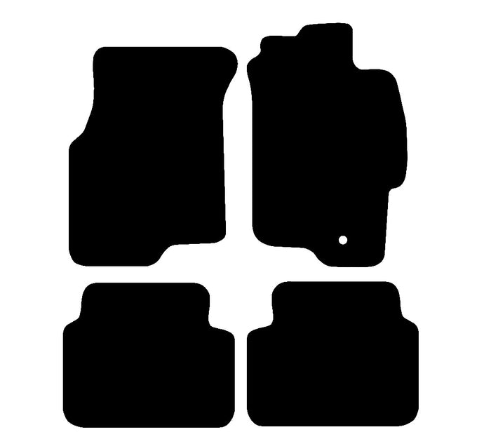 MG ZS 1999 - 2005 Car Mats vehicle mat pattern