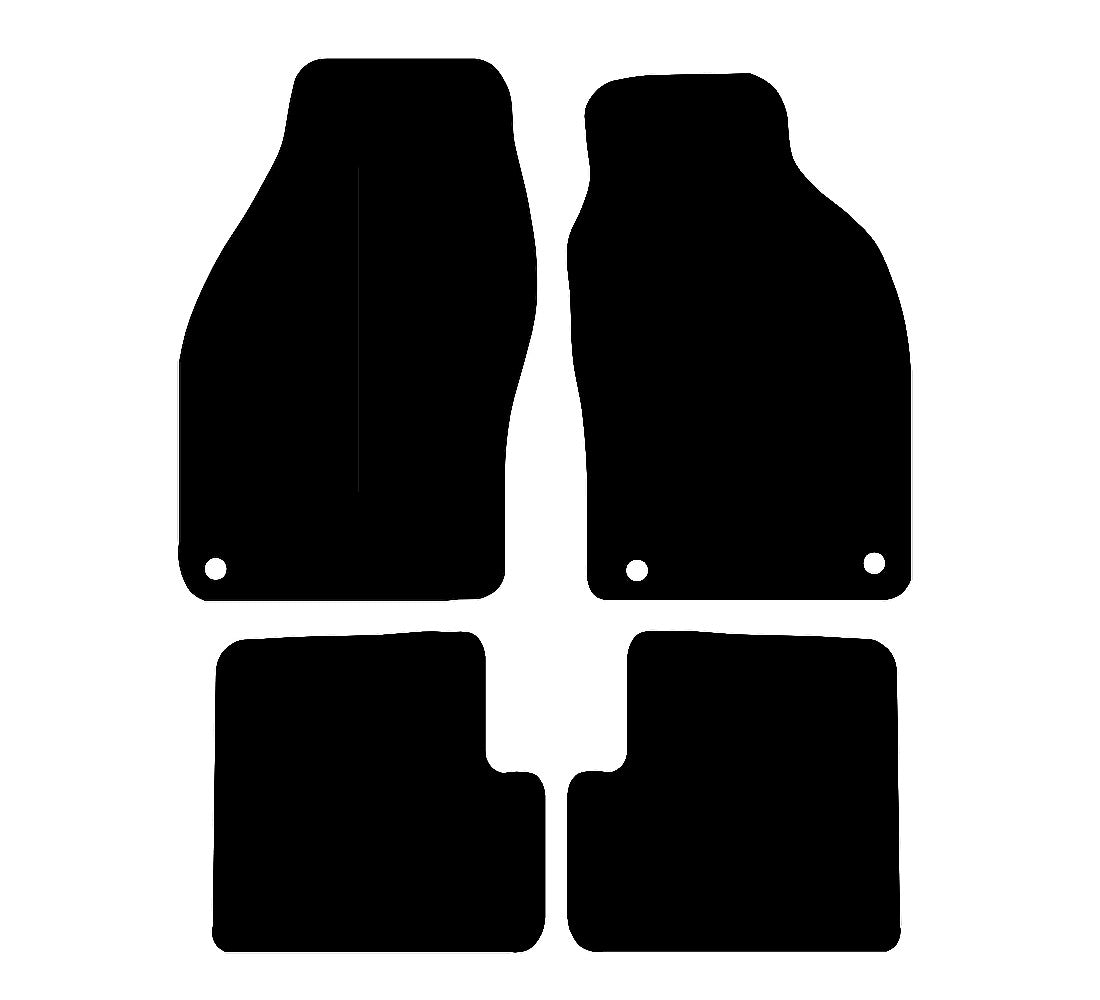 Saab 93 Convertable 1998 - 2002 Car Mats vehicle mat pattern