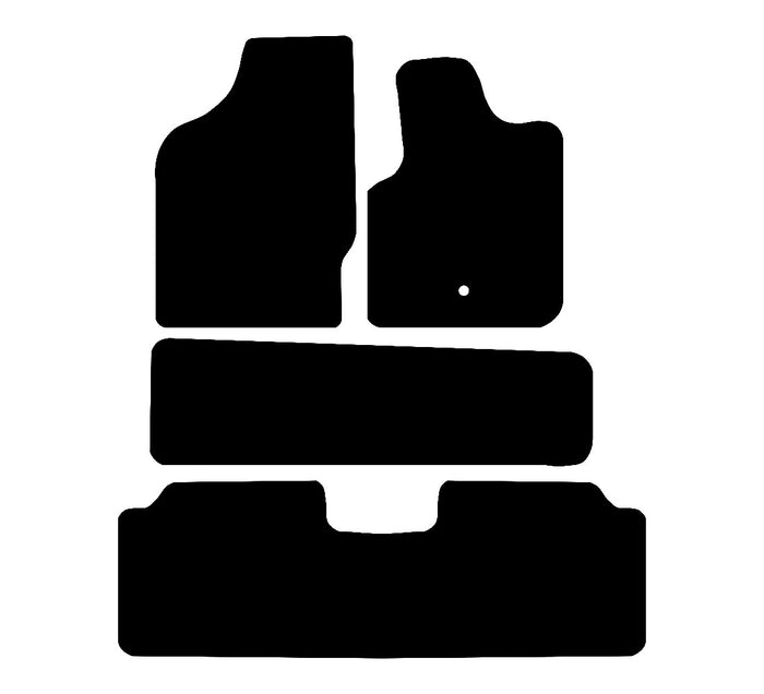 Seat Alhambra 1996 - 2006 Car Mats vehicle mat pattern