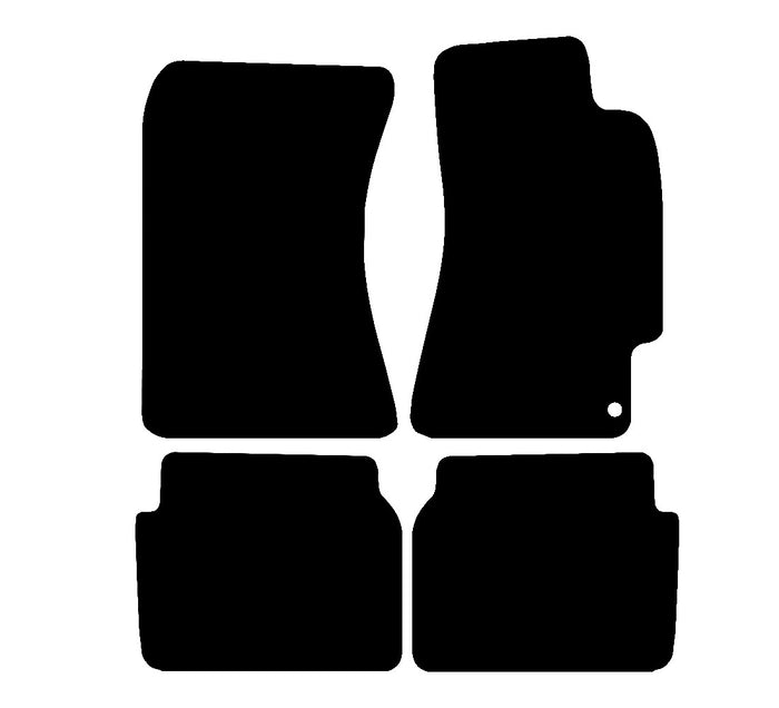 Subaru Impreza 2001 - 2006 Car Mats vehicle mat pattern