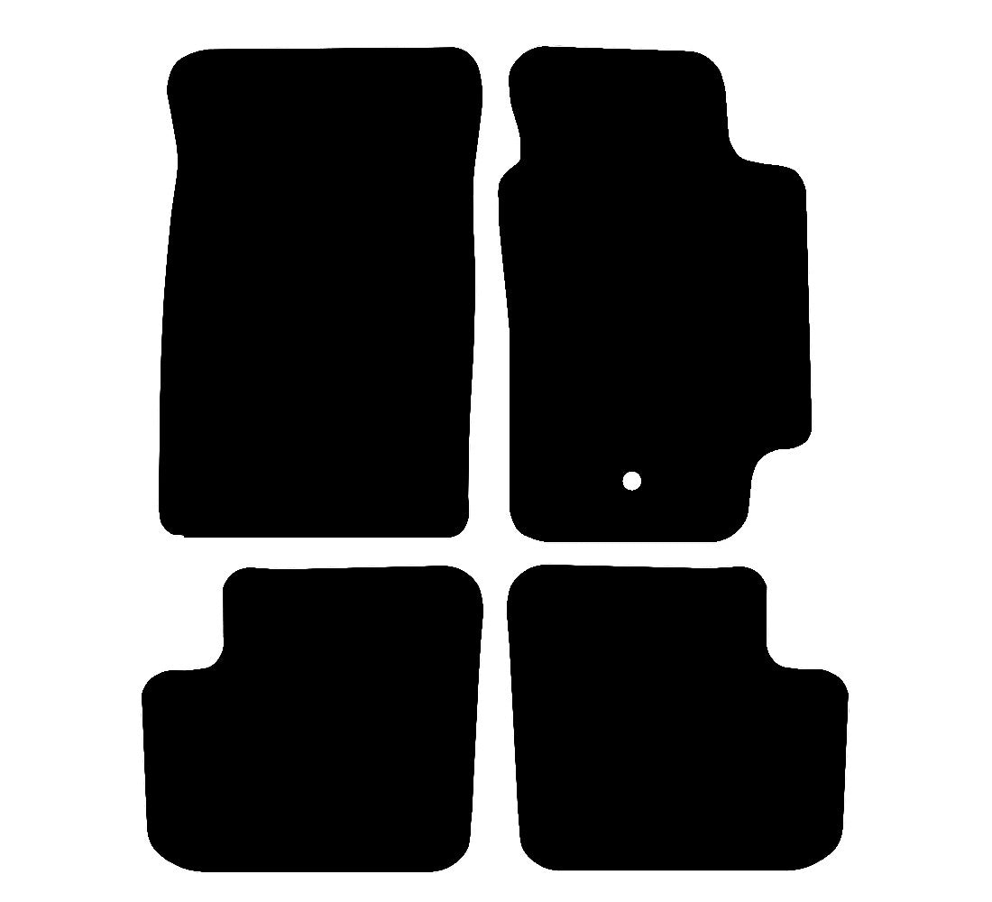 Toyota Avensis 1997 - 2002 Car Mats vehicle mat pattern