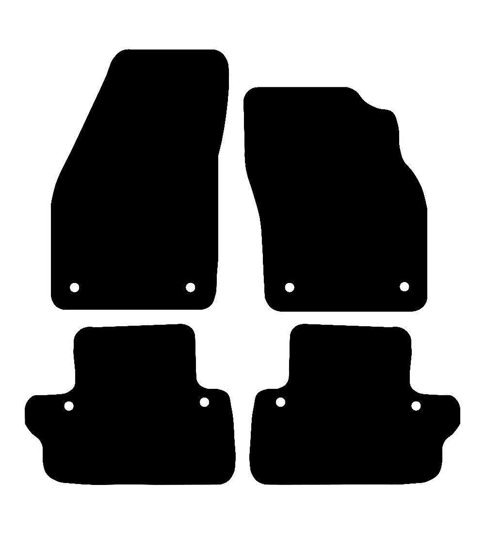 Volvo C70 Manual 2006 - 2013 Car Mats vehicle mat pattern