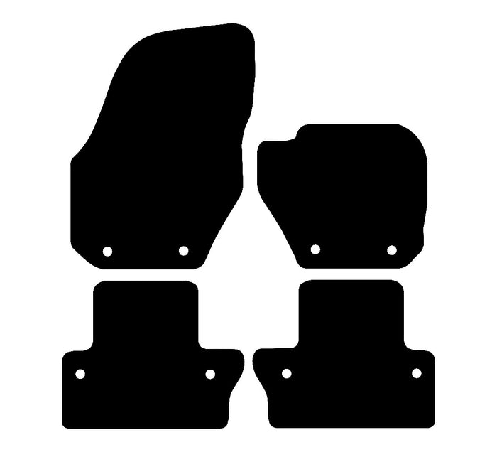 Volvo S60 2010 - 2020 Car Mats vehicle mat pattern