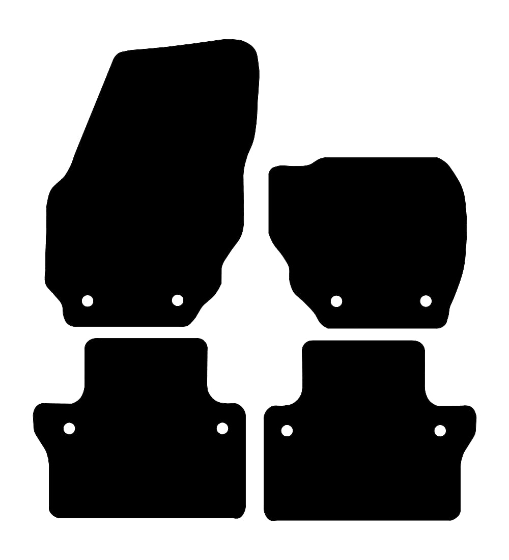 Volvo S80 2006 - 2016 Car Mats vehicle mat pattern