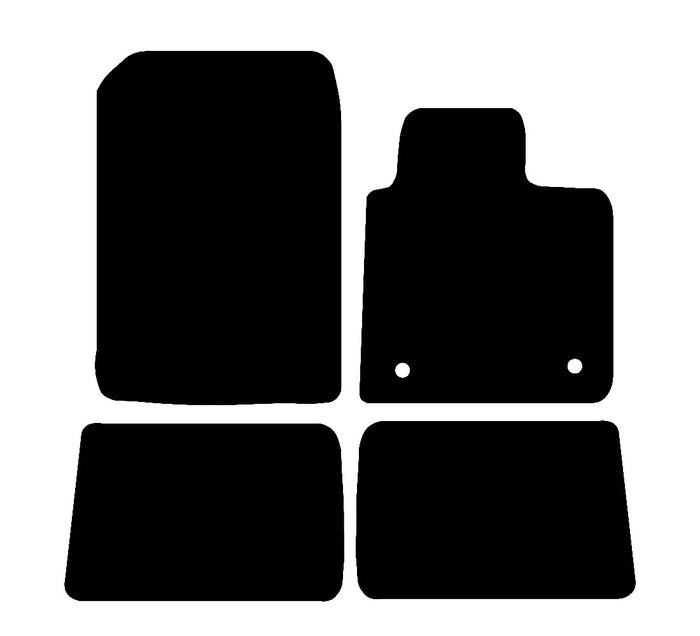 Renault Twingo 2007 - 2014 Car Mats vehicle mat pattern