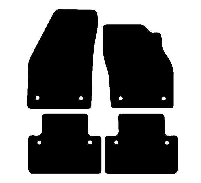 Volvo V50 Manual 2003 - 2012 Car Mats vehicle mat pattern