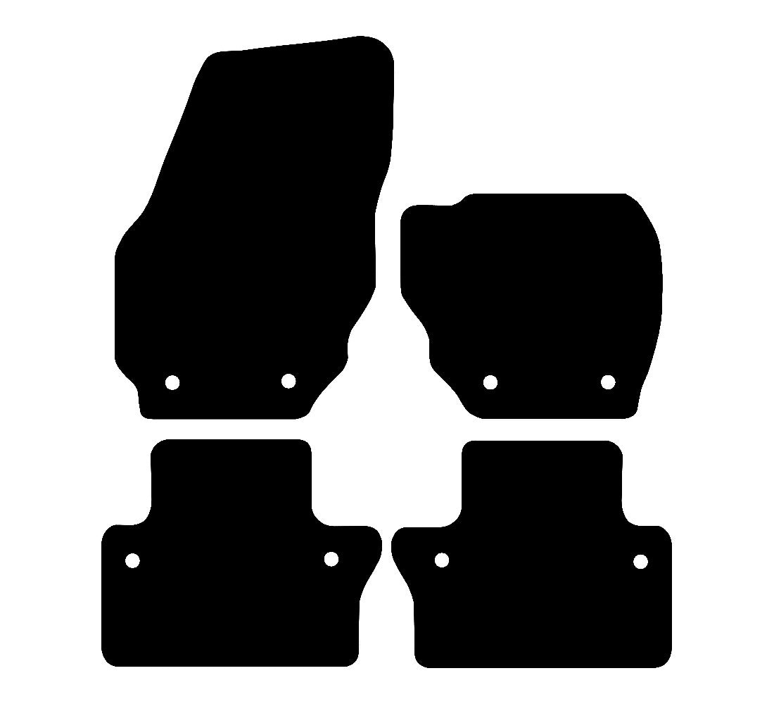 Volvo V70 Auto 2007 - 2016 Car Mats vehicle mat pattern