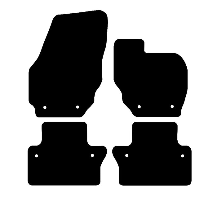 Volvo V70 Manual 2007 - 2016 Car Mats vehicle mat pattern