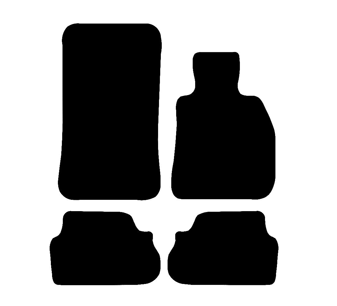 BMW 1 Series Coupe E82 2007 - 2013 Car Mats vehicle mat pattern