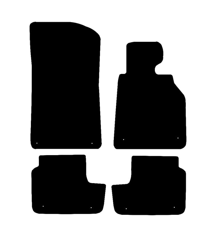 BMW 3 Series Cabriolet (E46) (Automatic) (Coupe) 1999 - 2006 Car Mats vehicle mat pattern