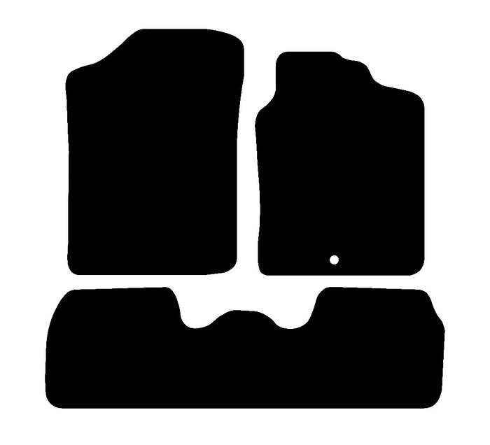 Citroen Berlingo Multispace 1996 - 2008 Car Mats vehicle mat pattern