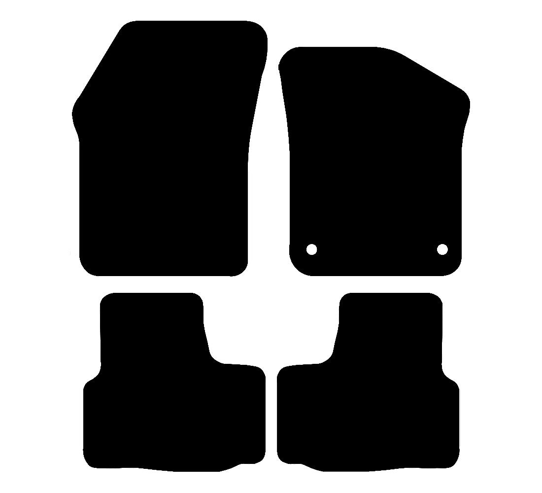 Skoda Citigo 2012 to Present Car Mats vehicle mat pattern