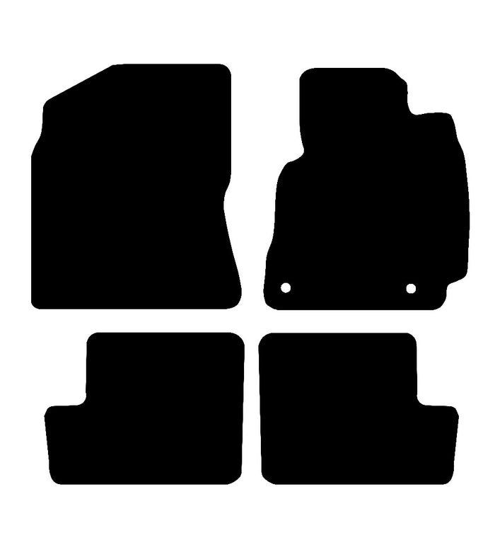 Toyota Rav 4 2001 - 2006 Car Mats vehicle mat pattern