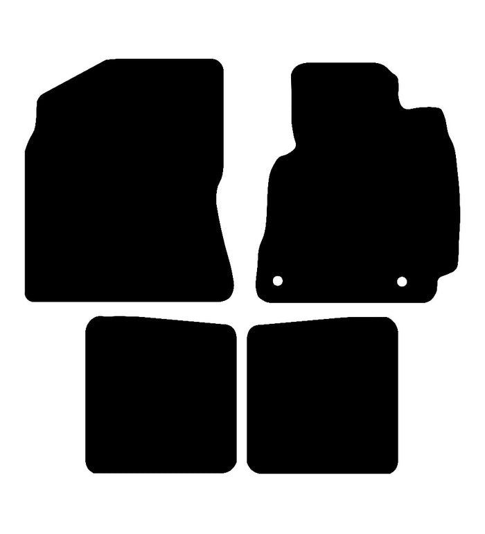 Toyota Rav 4 2001 - 2006 Car Mats vehicle mat pattern