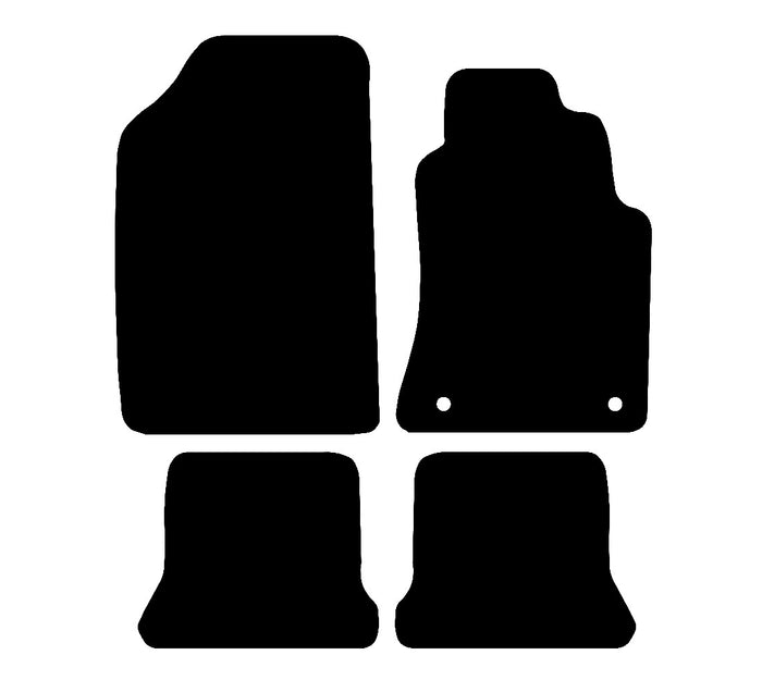 Volkswagen Corrado 1989 - 1995 Car Mats vehicle mat pattern