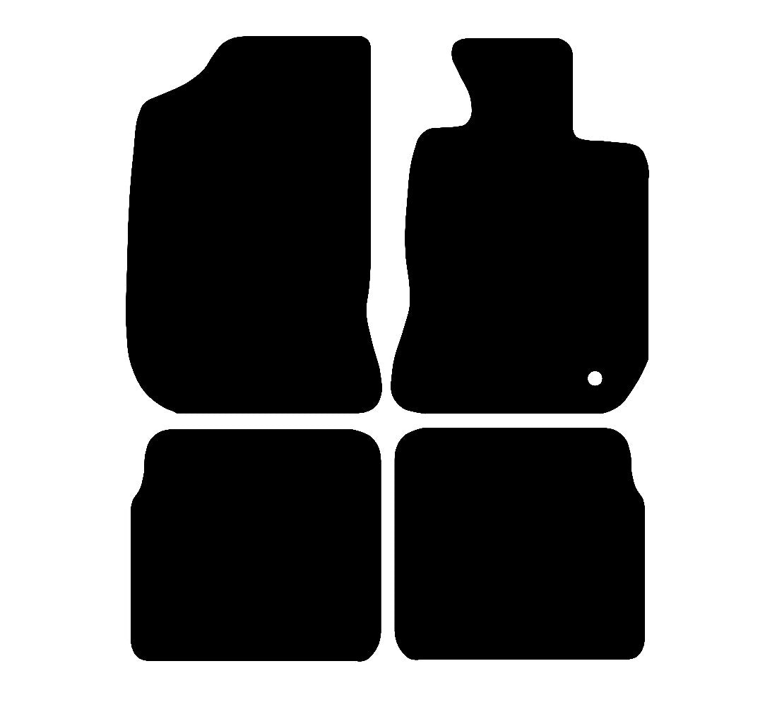 Chrysler PT Cruiser 2000 - 2006 Car Mats vehicle mat pattern