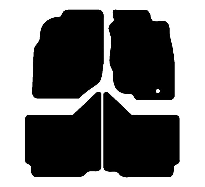 Toyota Hilux Double Cab 2006 - 2011 Car Mats vehicle mat pattern
