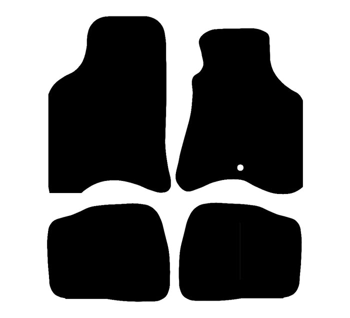Seat Arosa 1997 - 2005 Car Mats vehicle mat pattern