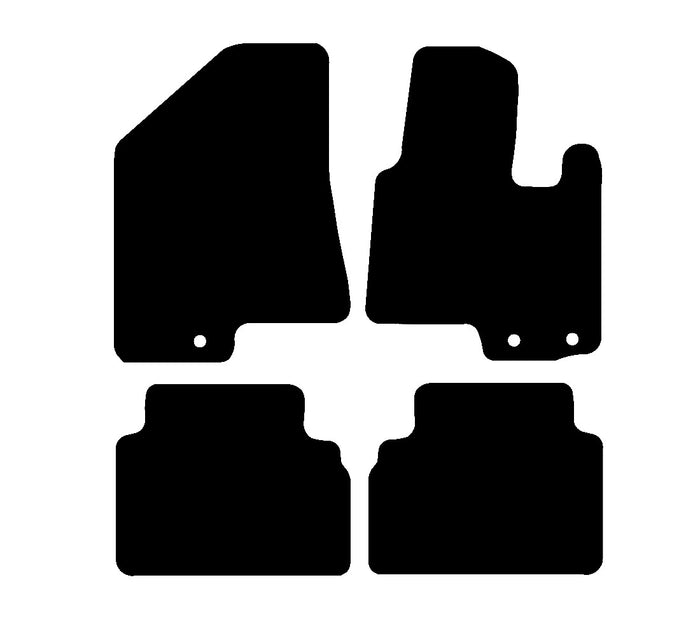Hyundai iX35 2010 to Present Car Mats vehicle mat pattern