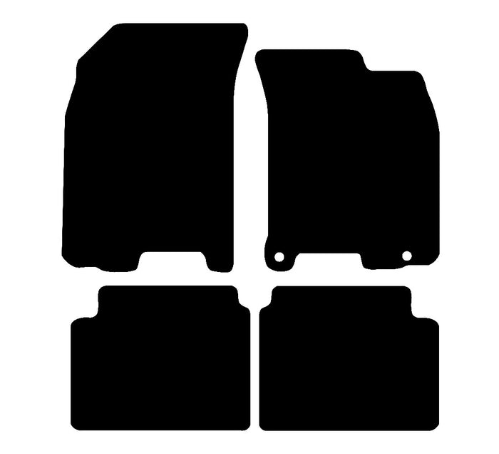 Chevrolet Kalos 2005 - 2008 Car Mats vehicle mat pattern