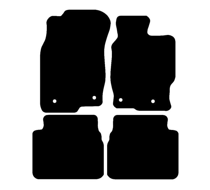 Mazda 6 2007 - 2009 Car Mats vehicle mat pattern