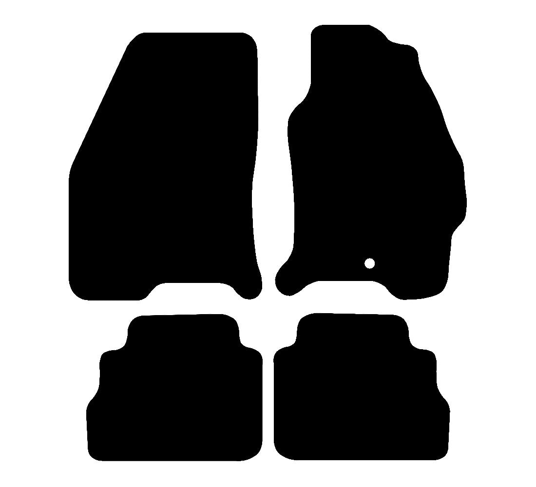 Ford Cougar 1998 - 2002 Car Mats vehicle mat pattern