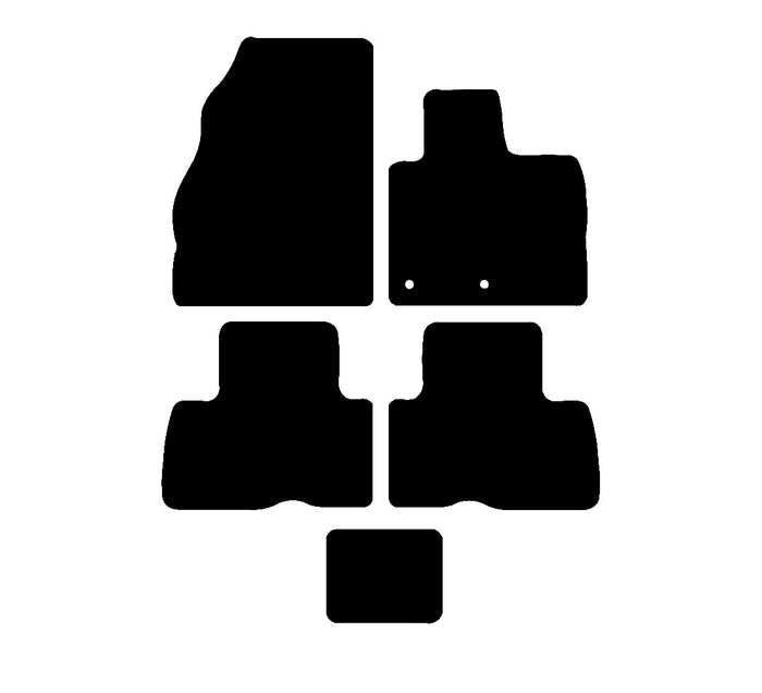 Renault Grand Scenic 2009 - 2016 Car Mats vehicle mat pattern