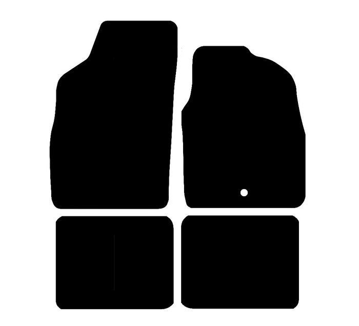 Fiat Panda 4X4 - Cross 2007 - 2012 Car Mats vehicle mat pattern