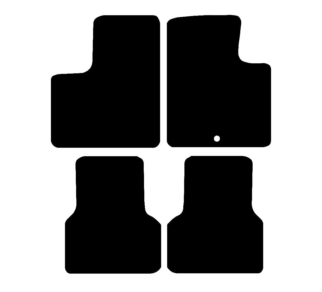 Fiat Doblo 2001 - 2010 Car Mats vehicle mat pattern