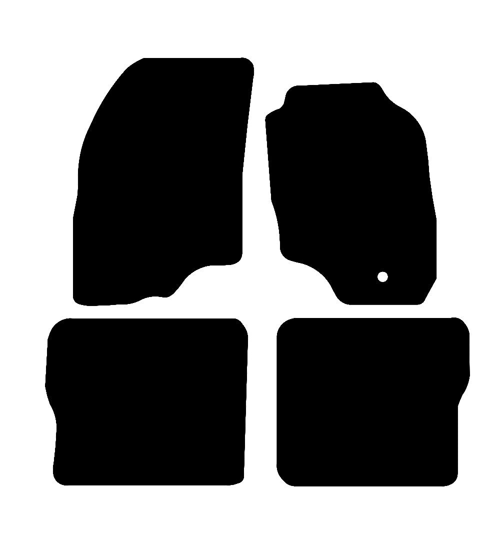 Mitsubishi Outlander 2004 - 2006 Car Mats vehicle mat pattern