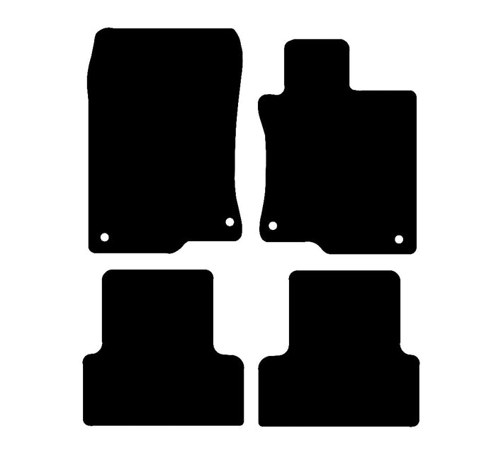 Honda Accord 2008 to Present Car Mats vehicle mat pattern