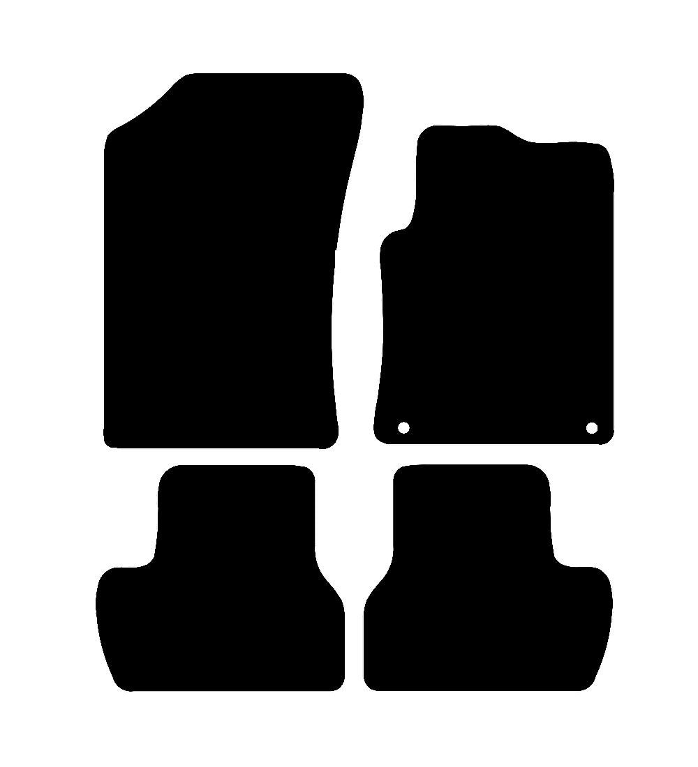 Citroen C3 2009 - 2012 Car Mats vehicle mat pattern