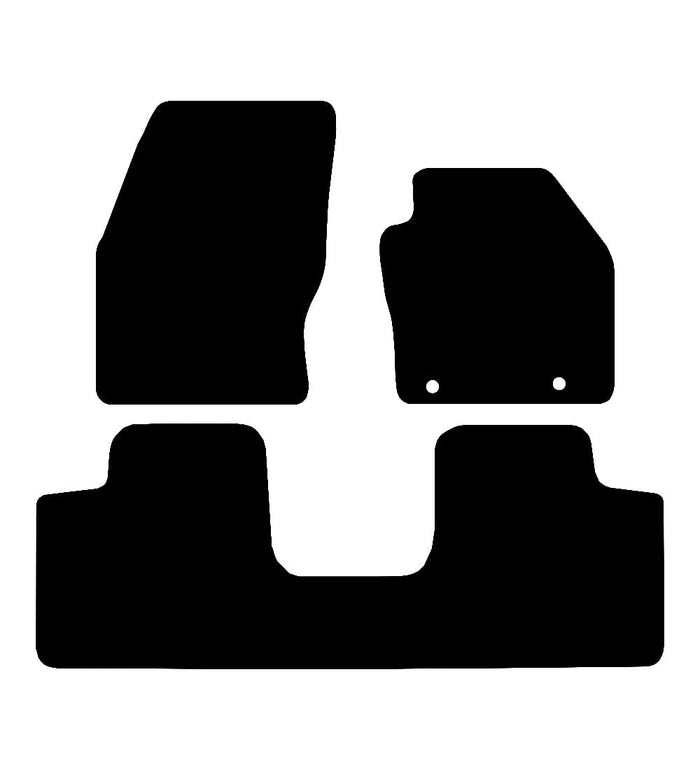 Ford C Max (Uni) (3 Piece) 2011 - 2013 Car Mats vehicle mat pattern