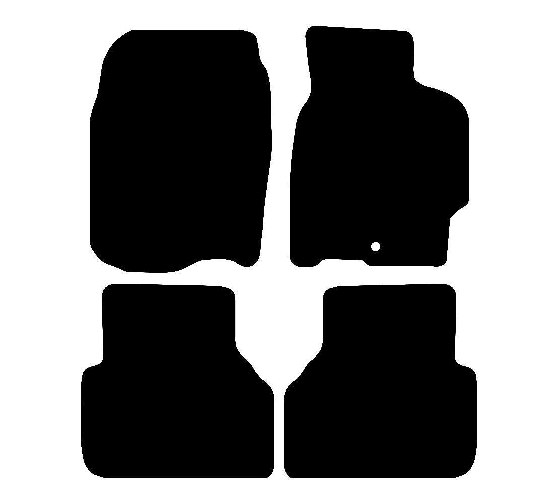 Mazda Premacy 1999 - 2004 Car Mats vehicle mat pattern