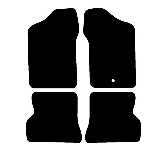 Fiat Seicento 1998 - 2004 Car Mats vehicle mat pattern