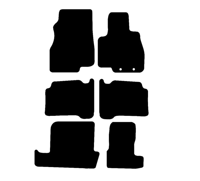 Mitsubishi Grandis 2004 - 2010 Car Mats vehicle mat pattern