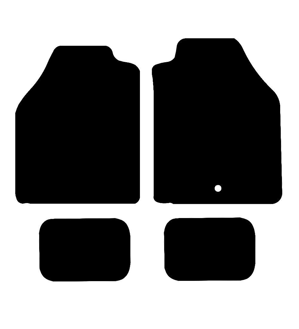 Ford Connect Van - Transit/Tourneo 2002 - 2013 Car Mats vehicle mat pattern