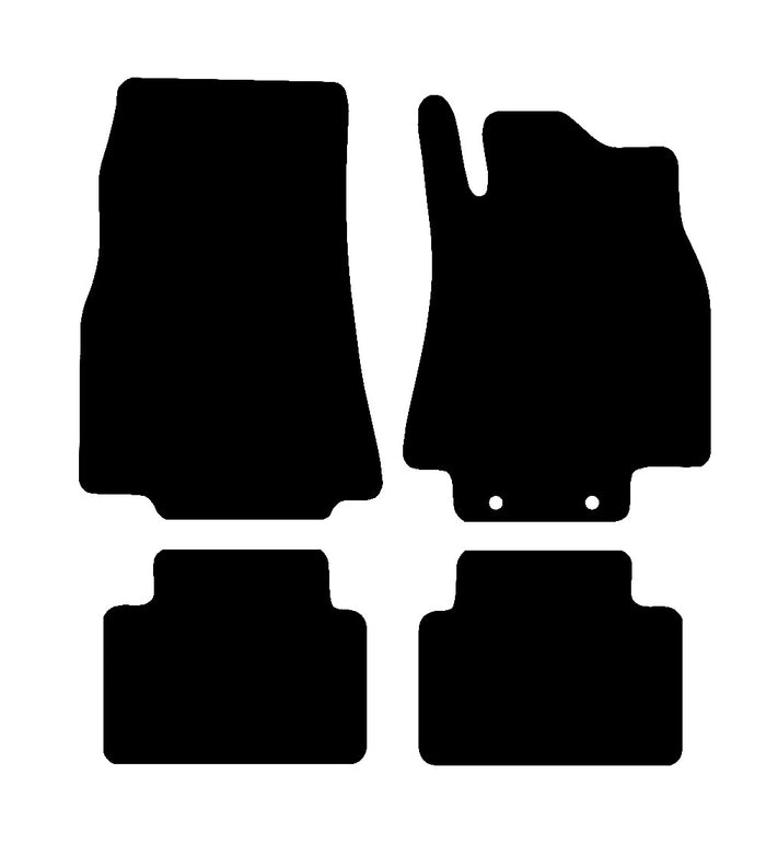 Mercedes A Class 2005 - 2012 Car Mats vehicle mat pattern