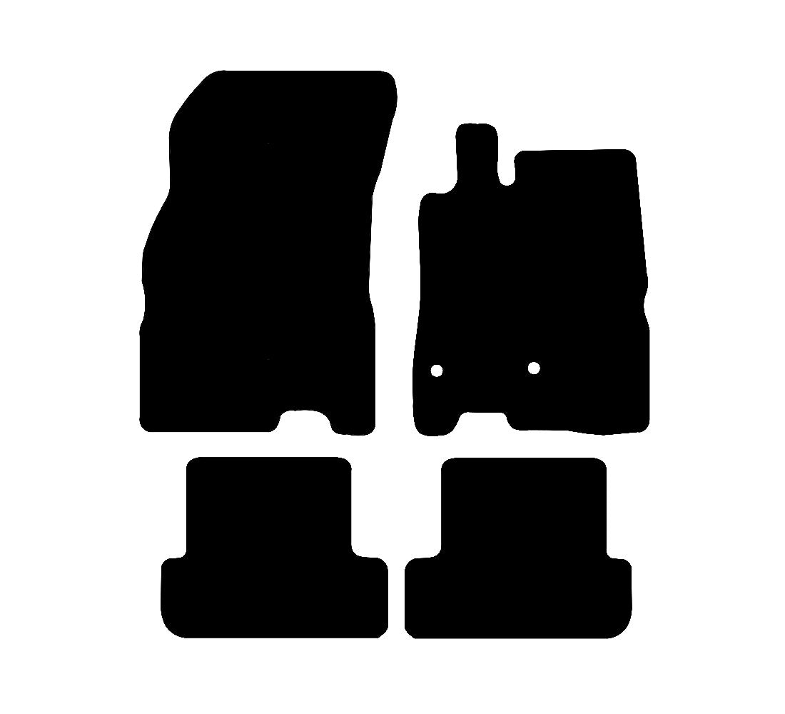 Renault Megane Coupe 2008 - 2016 Car Mats vehicle mat pattern
