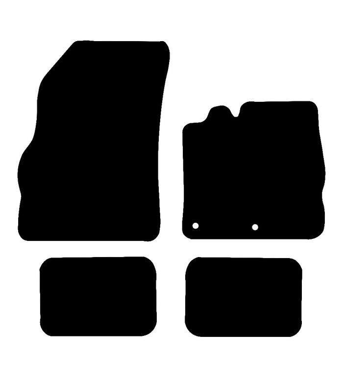 Renault Megane Coupe 2008 - 2016 Car Mats vehicle mat pattern
