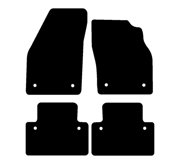 Volvo S40 (Manual) 2004 - 2012 Car Mats vehicle mat pattern