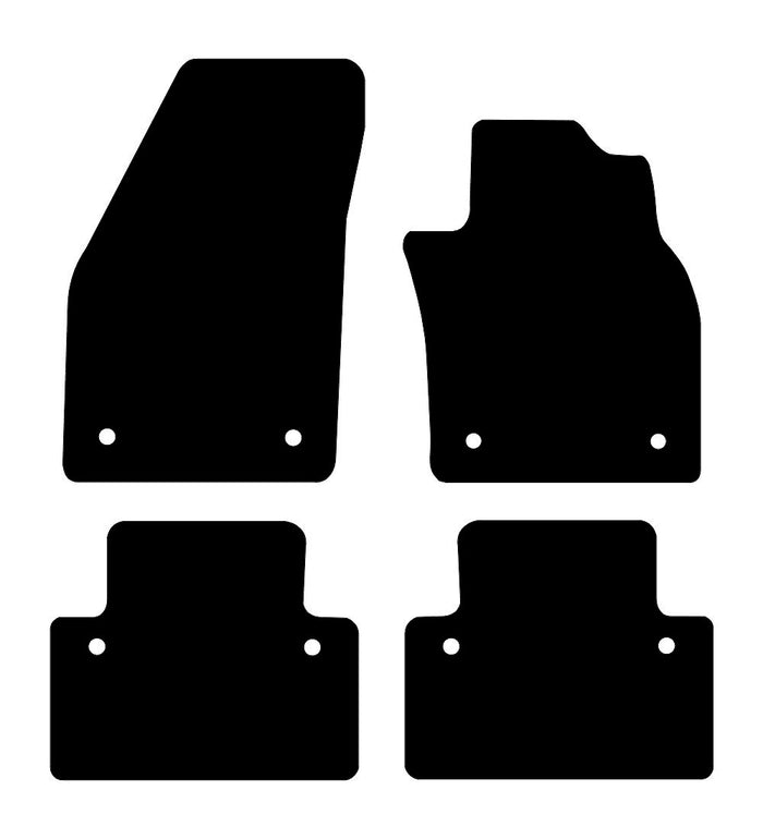 Volvo S40 (Auto) 2004 - 2012 Car Mats vehicle mat pattern