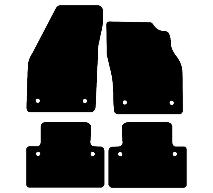 Volvo V40 (Manual) 2004 - 2012 Car Mats vehicle mat pattern