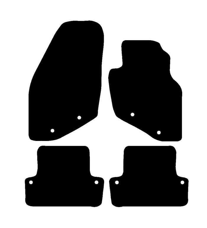 Volvo S60 2000 - 2010 Car Mats vehicle mat pattern