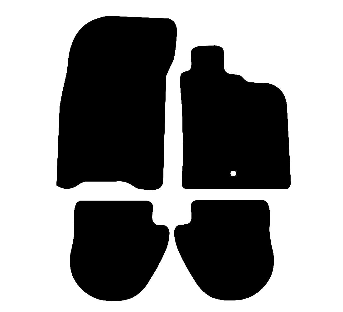 Porsche 911 1984 - 1998 Car Mats vehicle mat pattern
