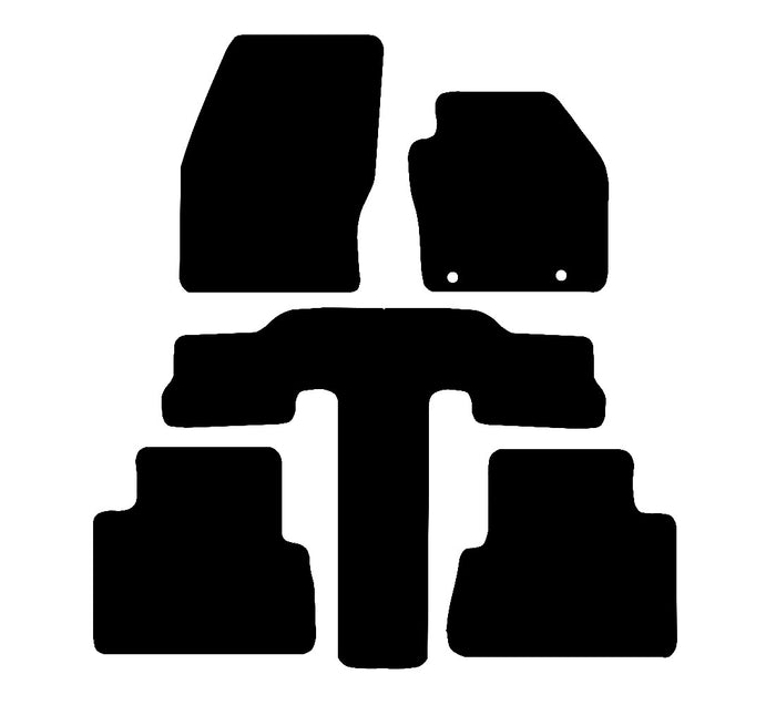 Ford Grand C Max (Oval Clips) 2015 to Present Car Mats vehicle mat pattern
