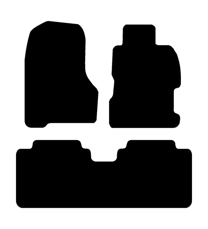 Honda Civic (No clips) 2001 - 2006 Car Mats vehicle mat pattern