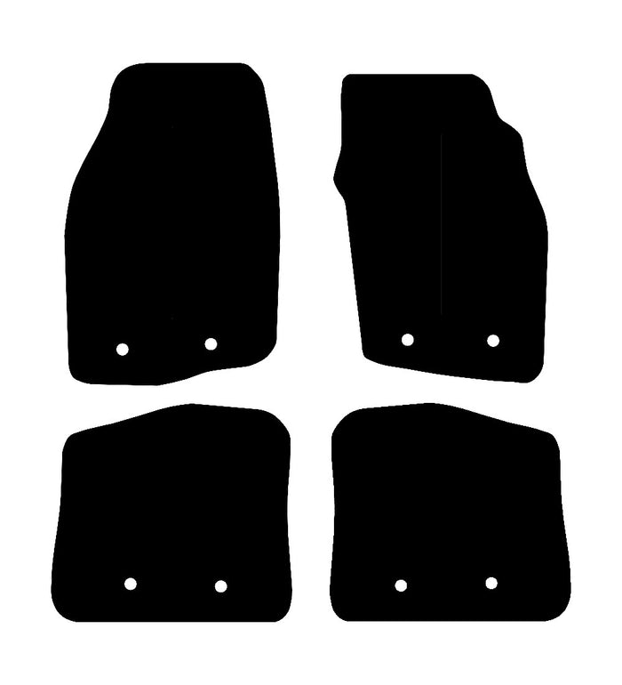 Volvo S40 1996 - 2004 Car Mats vehicle mat pattern