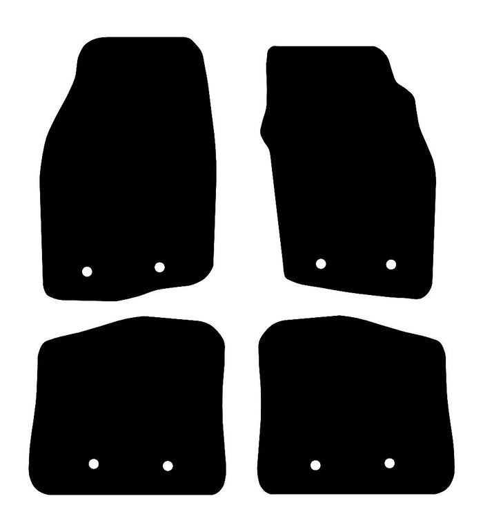 Volvo V40 1996 - 2004 Car Mats vehicle mat pattern