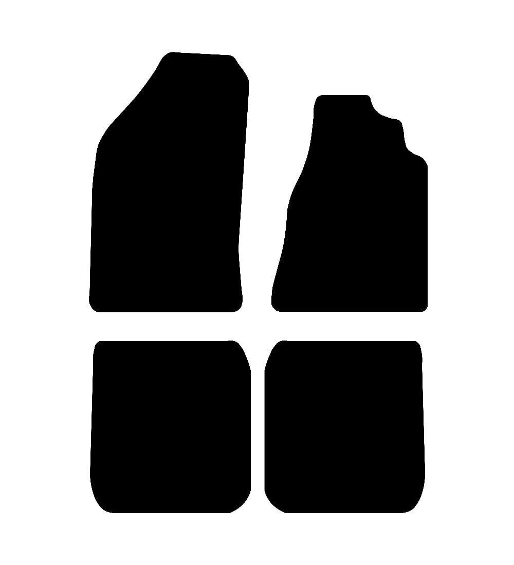 Audi 80 (MK B4) (No clips) 1991 - 1996 Car Mats vehicle mat pattern